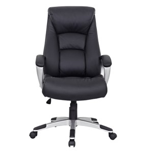 Офисное кресло из натуральной кожи BRABIX "Grand EX-500", черное, 530861 в Екатеринбурге - предосмотр 6
