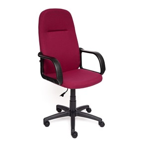 Кресло офисное LEADER ткань, бордо, арт.4942 в Кушве