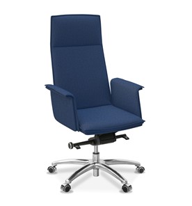 Кресло в офис Лео, ткань Bahama / синяя, leo-t в Каменске-Уральском