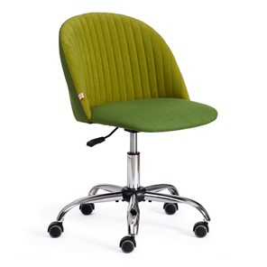 Кресло компьютерное MELODY флок/экошерсть, олива/зеленый, арт.17193 в Ревде