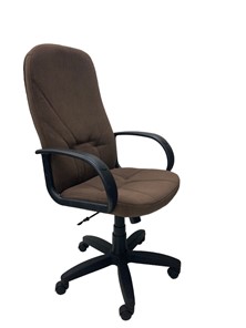 Кресло офисное Менеджер коричневый в Ревде