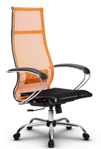 Кресло офисное МЕТТА B 1m 7/K131, Основание 17833 оранжевый/черный в Екатеринбурге - предосмотр