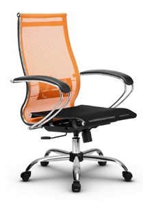 Кресло офисное МЕТТА B 2m 9/K131, Основание 17833 оранжевый/черный в Екатеринбурге - предосмотр