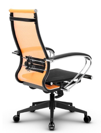 Кресло офисное МЕТТА B 2m 9/K131, Основание 17832 оранжевый/черный в Екатеринбурге - изображение 2
