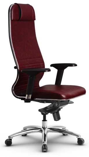 Офисное кресло Metta L 1m 38K2/4D мультиблок, нижняя часть 17838 бордовый в Богдановиче - изображение 1