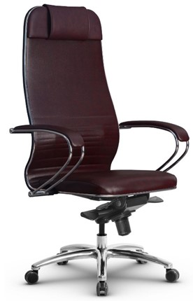 Офисное кресло Metta L 1m 38K2/K мультиблок, нижняя часть 17838 бордовый в Екатеринбурге - изображение