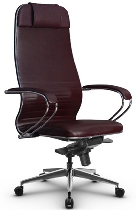 Офисное кресло Metta L 1m 38K2/K мультиблок, нижняя часть 17839 бордовый в Екатеринбурге - изображение