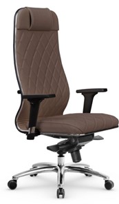 Офисное кресло Мetta L 1m 40M/2D Infinity Easy Clean (MPES) мультиблок, нижняя часть 17838 коричневый в Екатеринбурге - предосмотр