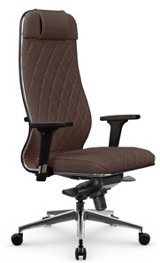 Офисное кресло Мetta L 1m 40M/2D Infinity Easy Clean (MPES) мультиблок, нижняя часть 17839 темно-коричневый в Екатеринбурге