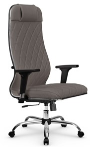Офисное кресло Мetta L 1m 40M/2D Infinity Easy Clean (MPES) топган, нижняя часть 17833 серый в Новоуральске - предосмотр