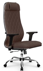 Офисное кресло Мetta L 1m 40M/2D Infinity Easy Clean (MPES) топган, нижняя часть 17833 темно-коричневый в Екатеринбурге