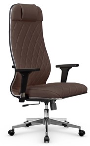 Офисное кресло Мetta L 1m 40M/2D Infinity Easy Clean (MPES) топган, нижняя часть 17834 темно-коричневый в Новоуральске