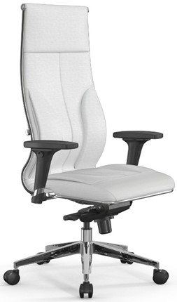 Кресло офисное Мetta L 1m 46/2D Infinity Easy Clean (MPES) мультиблок, нижняя часть 17839 белый в Екатеринбурге - изображение