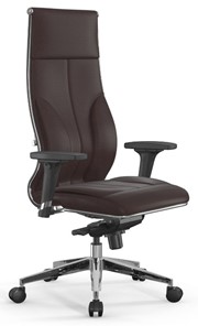 Кресло офисное Мetta L 1m 46/2D Infinity Easy Clean (MPES) мультиблок, нижняя часть 17839 темно-коричневый в Екатеринбурге
