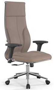 Кресло офисное Мetta L 1m 46/2D Infinity Easy Clean (MPES) топган, нижняя часть 17852 темно-бежевый в Екатеринбурге