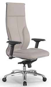Кресло офисное Мetta L 1m 46/4D Infinity Easy Clean мультиблок, нижняя часть 17838 светло-бежевый в Кушве
