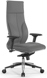 Кресло офисное Мetta L 1m 46/4D Infinity Easy Clean мультиблок, нижняя часть 17839 серый в Екатеринбурге - предосмотр