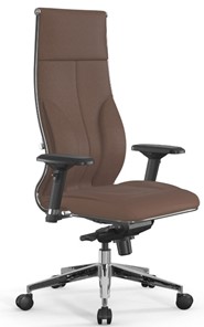 Кресло офисное Мetta L 1m 46/4D Infinity Easy Clean мультиблок, нижняя часть 17839 светло-коричневый в Екатеринбурге