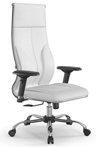 Кресло офисное Мetta L 1m 46/4D Infinity Easy Clean топган, нижняя часть 17833 белый в Кушве