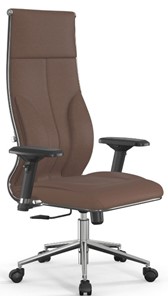 Кресло офисное Мetta L 1m 46/4D Infinity Easy Clean топган, нижняя часть 17852 светло-коричневый в Екатеринбурге