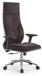 Кресло офисное Мetta L 1m 46/4D Infinity Easy Clean топган, нижняя часть 17852 темно-коричневый в Екатеринбурге