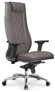 Кресло офисное Метта МЕТТА L 1m 50M/2D Infinity Easy Clean мультиблок, нижняя часть 17838 серый в Кушве