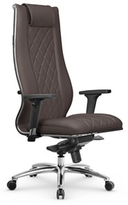 Кресло офисное Метта МЕТТА L 1m 50M/2D Infinity Easy Clean мультиблок, нижняя часть 17838 темно-коричневый в Полевском