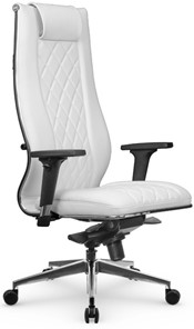 Кресло офисное МЕТТА L 1m 50M/2D Infinity Easy Clean мультиблок, нижняя часть 17839 белый в Артемовском