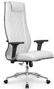 Кресло офисное МЕТТА L 1m 50M/2D Infinity Easy Clean топган OMS, нижняя часть 17853 белый в Екатеринбурге - предосмотр
