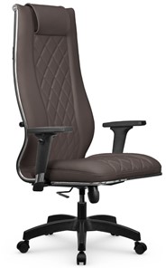 Кресло офисное МЕТТА L 1m 50M/2D Infinity Easy Clean топган OMS, нижняя часть 17859 темно-коричневый в Екатеринбурге