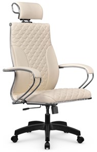 Офисное кресло Metta L 2c 44C/K116 Infinity Easy Clean топган, нижняя часть 17831 молочный в Екатеринбурге