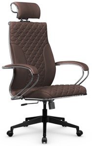 Офисное кресло Metta L 2c 44C/K116 Infinity Easy Clean топган, нижняя часть 17832 темно-коричневый в Кушве