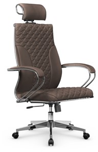 Офисное кресло Metta L 2c 44C/K116 Infinity Easy Clean топган, нижняя часть 17834 светло-коричневый в Екатеринбурге