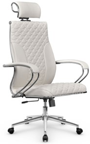 Офисное кресло Metta L 2c 44C/K116 Infinity Easy Clean топган, нижняя часть 17852 белый в Екатеринбурге
