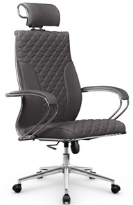 Офисное кресло Metta L 2c 44C/K116 Infinity Easy Clean топган OMS, нижняя часть 17853 серый в Каменске-Уральском