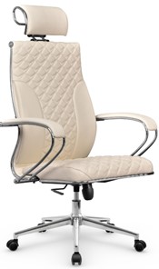 Офисное кресло Metta L 2c 44C/K116 Infinity Easy Clean топган OMS, нижняя часть 17853 молочный в Екатеринбурге
