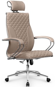 Офисное кресло Metta L 2c 44C/K116 Infinity Easy Clean топган OMS, нижняя часть 17853 темно-бежевый в Каменске-Уральском