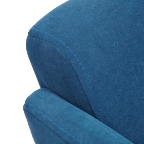 Кресло MILAN хром флок, синий, арт.13948 в Екатеринбурге - предосмотр 6