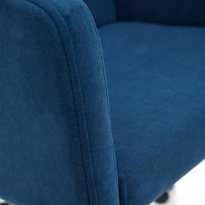 Кресло MILAN хром флок, синий, арт.13948 в Екатеринбурге - предосмотр 7
