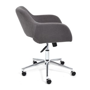 Кресло офисное MODENA хром флок, серый, арт.14232 в Кушве - предосмотр 1