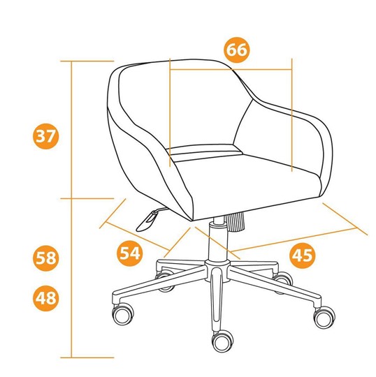 Кресло офисное MODENA хром флок, серый, арт.14232 в Первоуральске - изображение 11