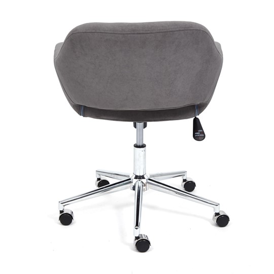 Кресло офисное MODENA хром флок, серый, арт.14232 в Кушве - изображение 3