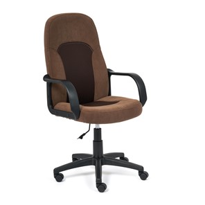 Компьютерное кресло PARMA флок/ткань, коричневый, арт.15020 в Новоуральске