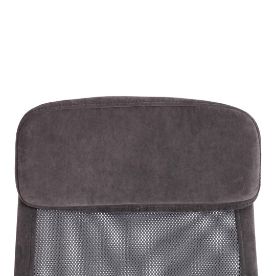 Кресло офисное PROFIT PLT флок/ткань, серый, 29/W-12, арт.20537 в Ревде - изображение 11