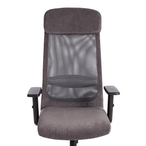 Кресло офисное PROFIT PLT флок/ткань, серый, 29/W-12, арт.20537 в Ревде - предосмотр 5