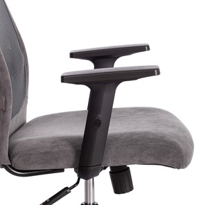 Кресло офисное PROFIT PLT флок/ткань, серый, 29/W-12, арт.20537 в Ревде - предосмотр 9