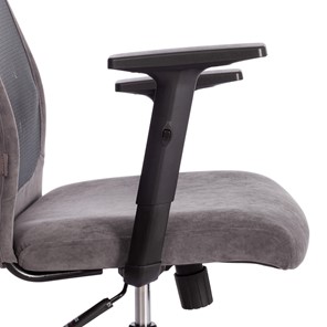 Кресло офисное PROFIT PLT флок/ткань, серый, 29/W-12, арт.20537 в Ревде - предосмотр 10