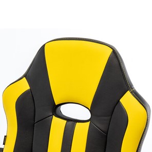 Кресло компьютерное RABIX "Stripe GM-202", экокожа, черное/желтое, 532510 в Екатеринбурге - предосмотр 11
