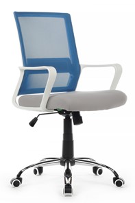 Кресло офисное RCH 1029MW, серый/синий в Екатеринбурге