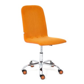 Кресло RIO флок/кож/зам, оранжевый/оранжевый, арт.14188 в Екатеринбурге